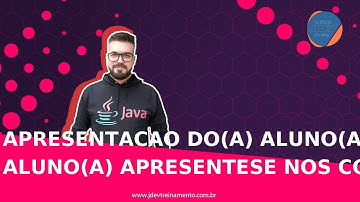 Apresentacao do(a) Aluno(a)! Aluno(a) apresentese nos comentarios dessa aula! :)