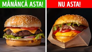 Iată de ce ar trebui să te gândești bine înainte de a mânca un burger ambalat