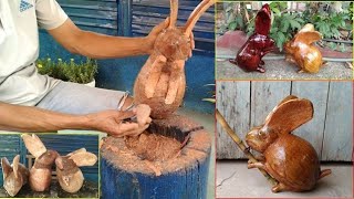 How to Rabbit from Coconut Fruit. #diy #rabbit