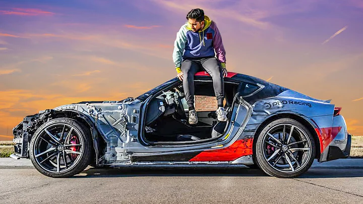 Rebuilding A Crashed 2020 Supra in 8 Minutes