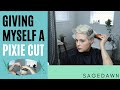 Giving Myself a Pixie Cut (Using Clippers & Scissors)