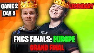 EU FNCS Grand Finals Day 2 Game 2 Highlights [LEGENDARY GAME]