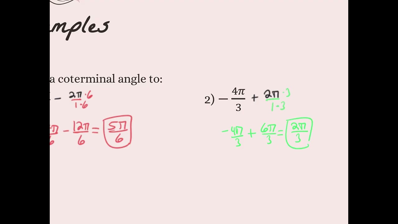 Alg2H - Chapter 6.1 - Radians