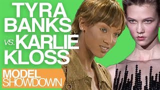 Model Showdown Tyra Banks Vs Karlie Kloss Youtube