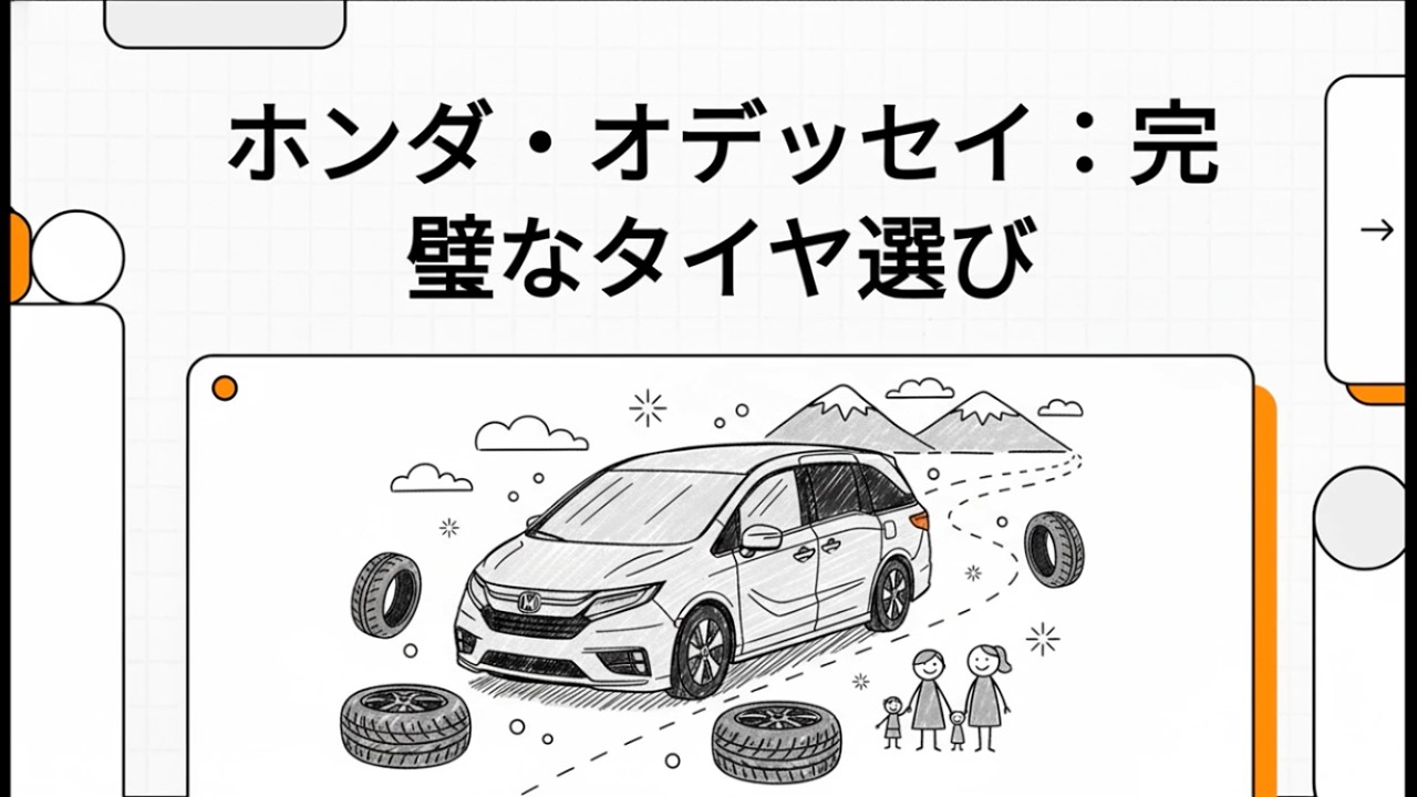 オデッセイのタイヤ選び、迷ったらこれ！用途別おすすめのタイヤ - YouTube