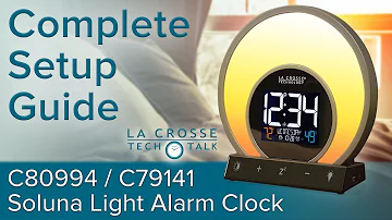 Soluna Light Alarm Clock Setup Guide