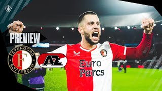 PREVIEW 📊 | Feyenoord - AZ | Kwartfinale TOTO KNVB Beker