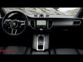 Porsche macan interior in detail  driving commercial carjam tv car tv show