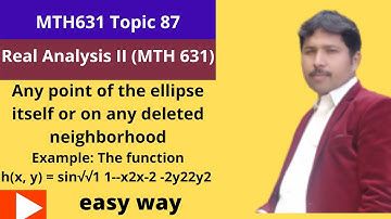 MTH 631 topic 87 Real Analysis II