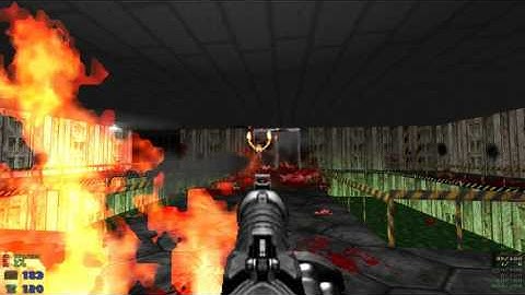 Brutal Doom v20b - Hell on Earth Starter Pack - Map10: Portal Testing Labs