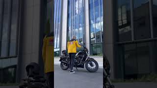 Honda Rebel por Madrid #Honda #hondarebel500 #500cc #motorcycle #custom #Moto #Madrid #TheNorthFace