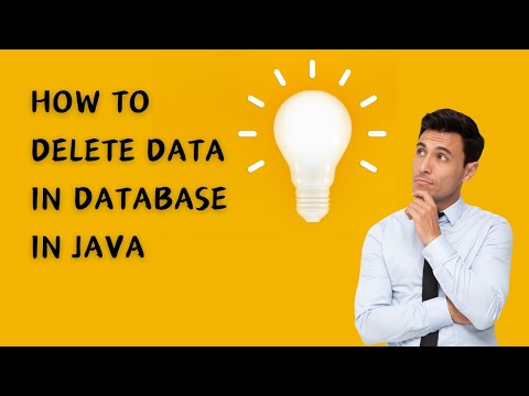 How to Delete Data in Database in Java | Coding Skills