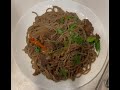 WOK СВОИМИ РУКАМИ (Говядина в устричном соусе с гречневой лапшой и овощами)