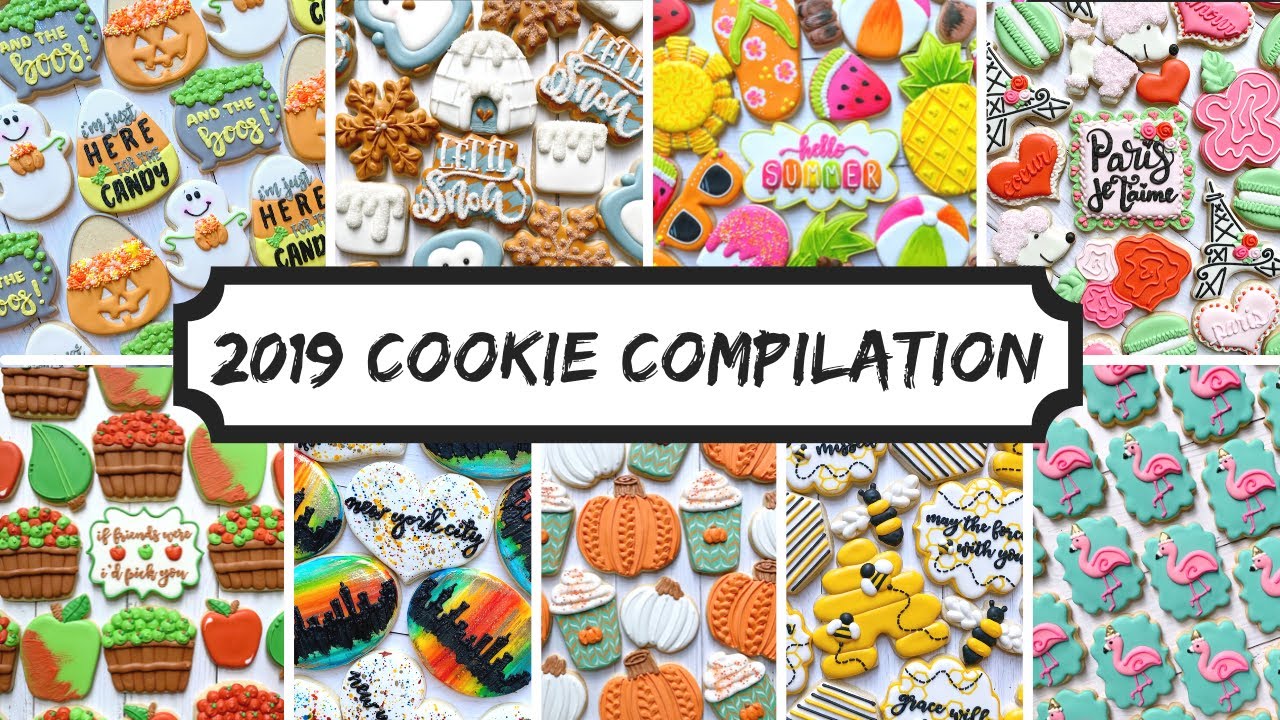 Satisfying Cookie Decorating Compilation ~ every cookie I made in 2019