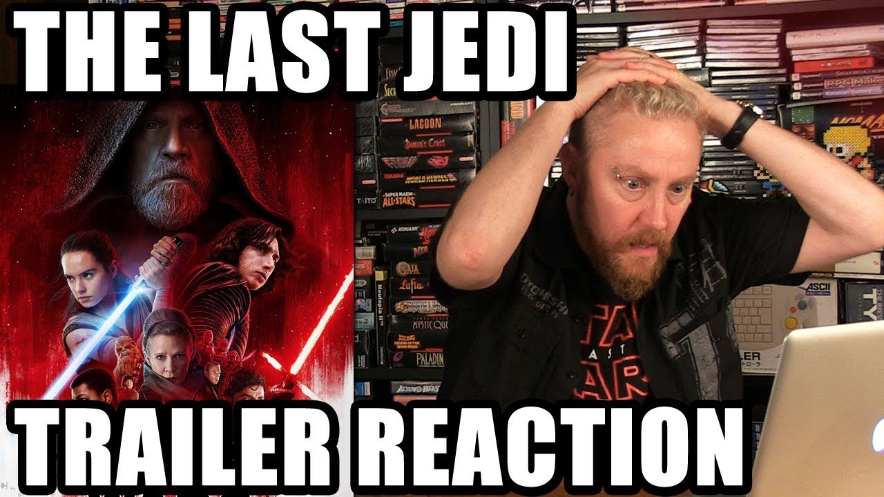 Thumbnail for LAST JEDI TRAILER REACTION - Happy Console Gamer