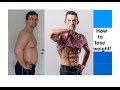 Wie man abnimmt+++How to lose weight+++Transformation