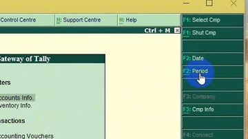 Change Your Financial Year in Tally ERP 9 or Enter into Next Financial Year