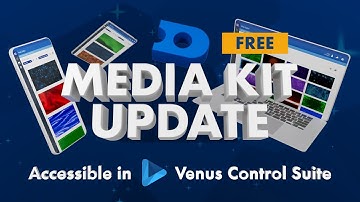 Create Stunning LED Sign Content Fast | New Free Media Kit in Venus Control Suite