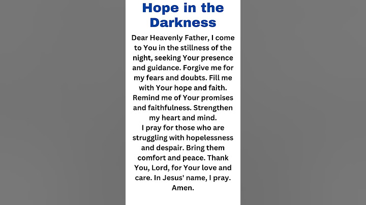 A Midnight Prayer to Strengthen Your Faith