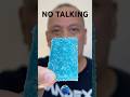 👂ASMR SILKY GEM CRYSTAL CANDY SOUR BLUE RASPBERRY + SIZZLE GLITTER EATIMG SOUNDS👂#shorts #asmr