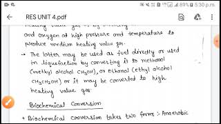 LEC 16 THERMOCHEMICAL & BIOCHEMICAL CONVERSION