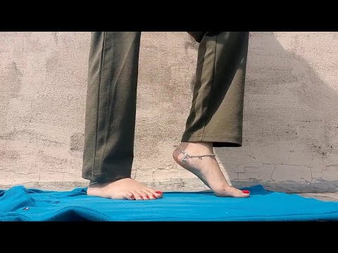 Desi feet under sunlight. Part 1