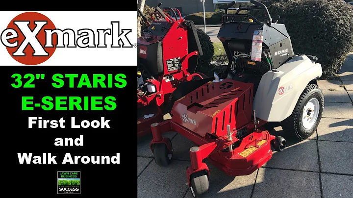 Exmark Staris 32" Stand on mower - first look and walk around
