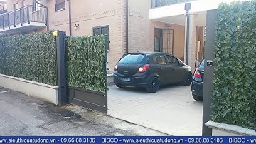 Motor cổng lùa, cổng trượt ngang tự động đóng mở Roger - Italia