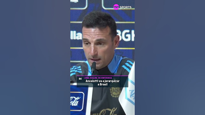 Scaloni 🤝 Ancelotti