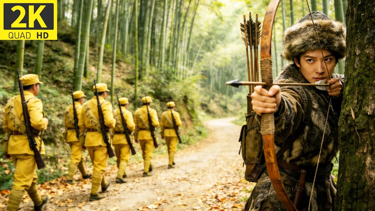 Японцы разграбили деревню, но разозлили охотника-короля! С луком он истребил целый отряд!