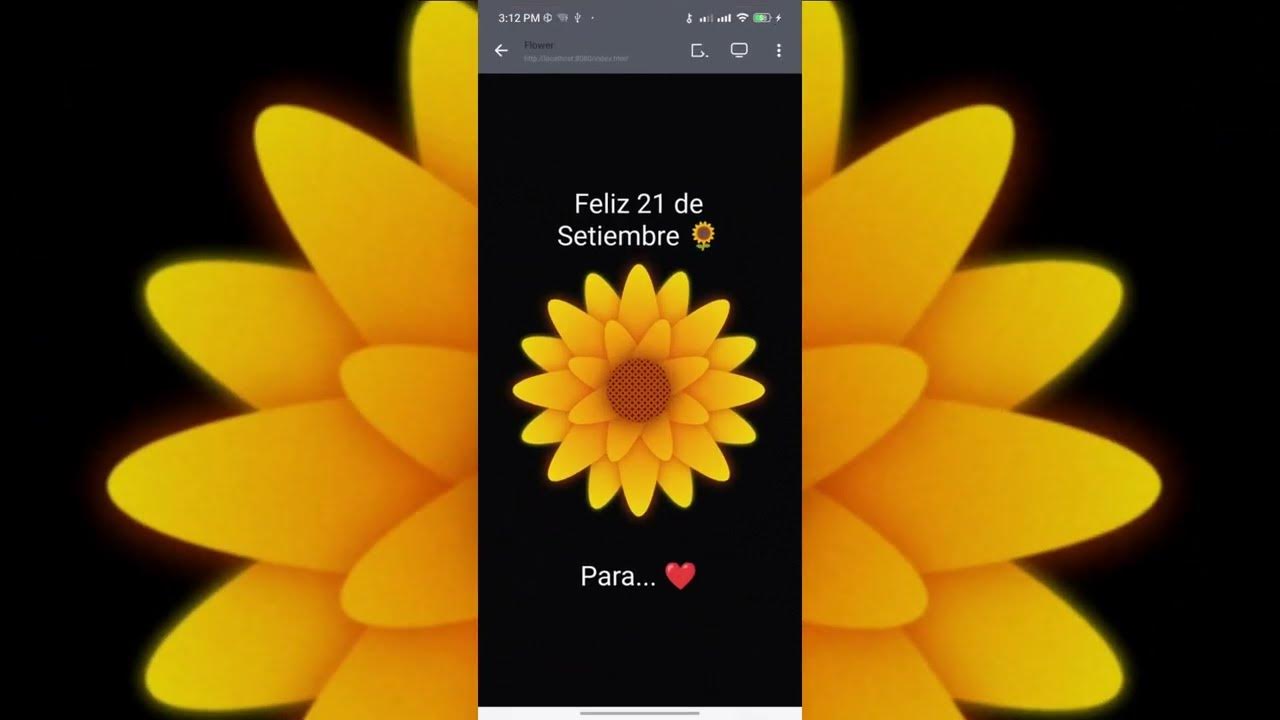 PROGRAMACIÓN: Flores amarillas para dedicar el 21 SETIEMBRE (código ...