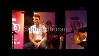 Pablo Alborán cantando Ain't no sunshine 11/03/2013