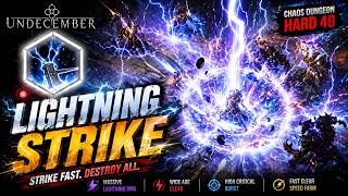 [UNDECEMBER - S11] THE FORGE | Lightning Strike - Lightning Elemental Build | Hard 40 Clear screenshot 4