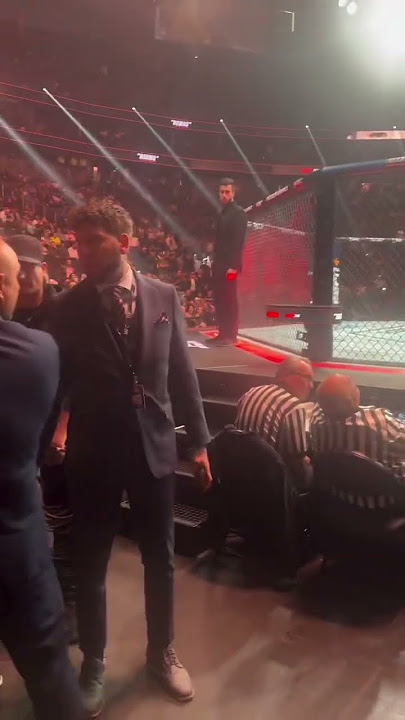 Joe Rogan: ‘Let Him In!’ Security Stops Belal Muhammad Before Shavkat Face-Off 😮🔥 #UFC #MMA #ufc310