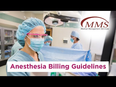 Anesthesia Billing Guidelines