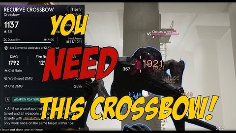 You NEED this Crossbow! Insane BUFF Recurve Crossbow #oncehuman