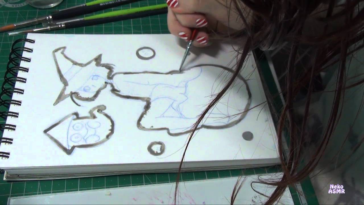#ASMR español. Pintando con Acuarelas.