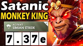 картинка: Сатаник на МИД МК, Попался с Яторо! - Satanic Monkey King 7.37 ДОТА 2