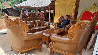 jual kursi tamu jati ukir Jepara langsung dari perajin mebel jepara