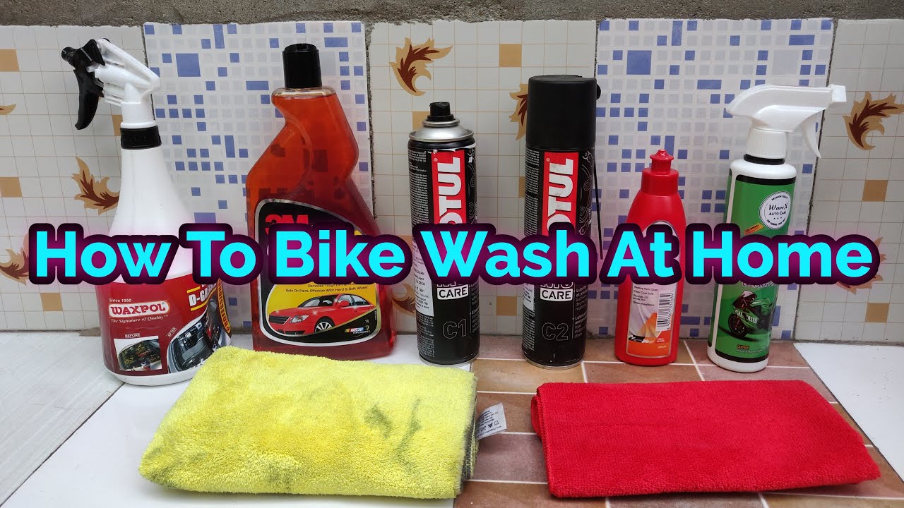 How To Wash Your Bike Properly At Home YouTube