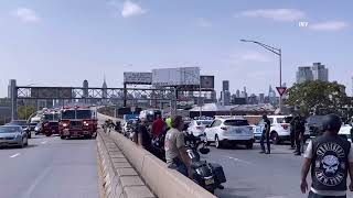 Two Officers Injured in Motorcycle Accident | QUEENS