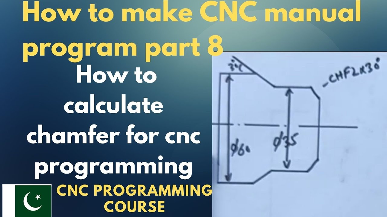 How tu calculate chemfer/chamfer calculation for cnc/cnc chamfer ...