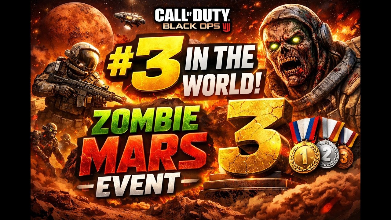 #3 IN THE WORLD Black Ops 7 Mars Event