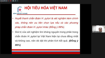 Cập nhật chẩn đoán và tiệt trừ Helicobacter Pylori trong kỷ nguyên kháng thuốc