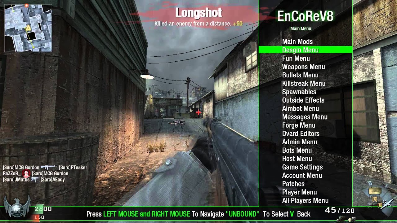 BO1] Zombie Mod Menu EnCoReV8 Zombie Edition - by CabCon + Download in Mod  Releases - Page 1 of 2