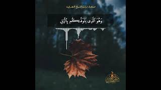 وما تسقط من ورقة إلا يعلمها ولا حبة في ظلمات الأرض ولا رطب ولا يابس إلا في كتاب مبين - بصوت الحصري