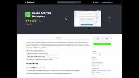 Splunk Analysis Workspace App (1min demo)