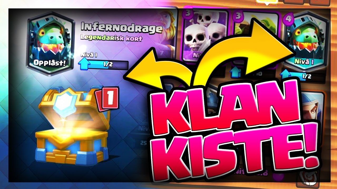 KLANKISTE! + NYTT LEGENDARISK KORT! TEAM FODNES - NORSK CLASH ROYALE