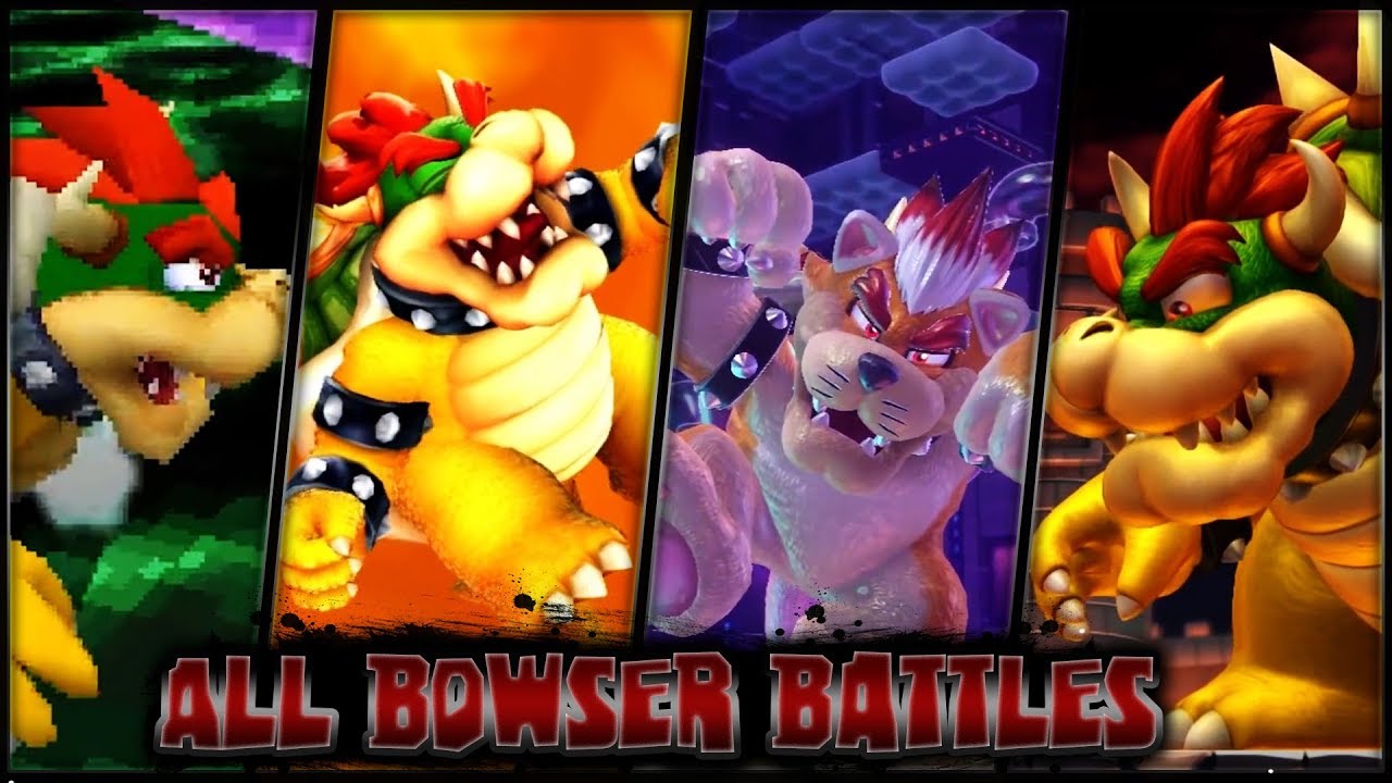 Evolution of Bowser in Super Mario Games (1985-2022) 