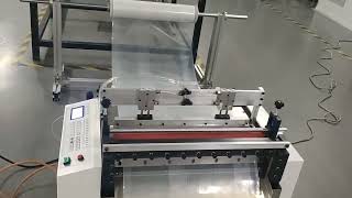 Plastic bags PE film automatic sealing and cutting machine